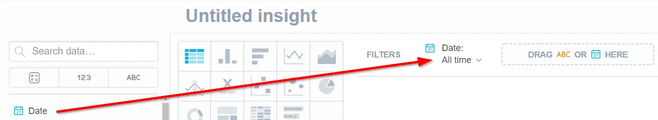 compare date filter