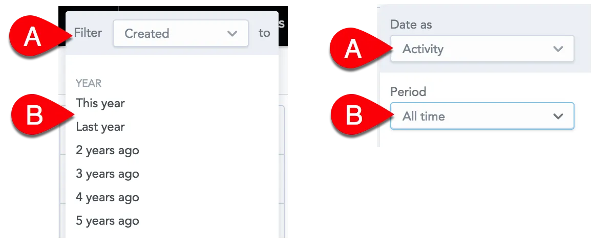 date filters