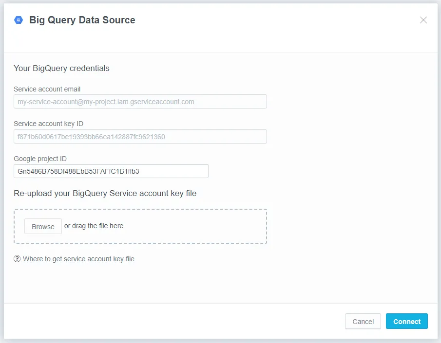 GoodData Modeler Add Datasource