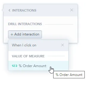 select a metric