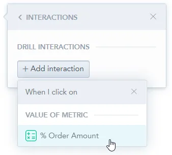 select a metric