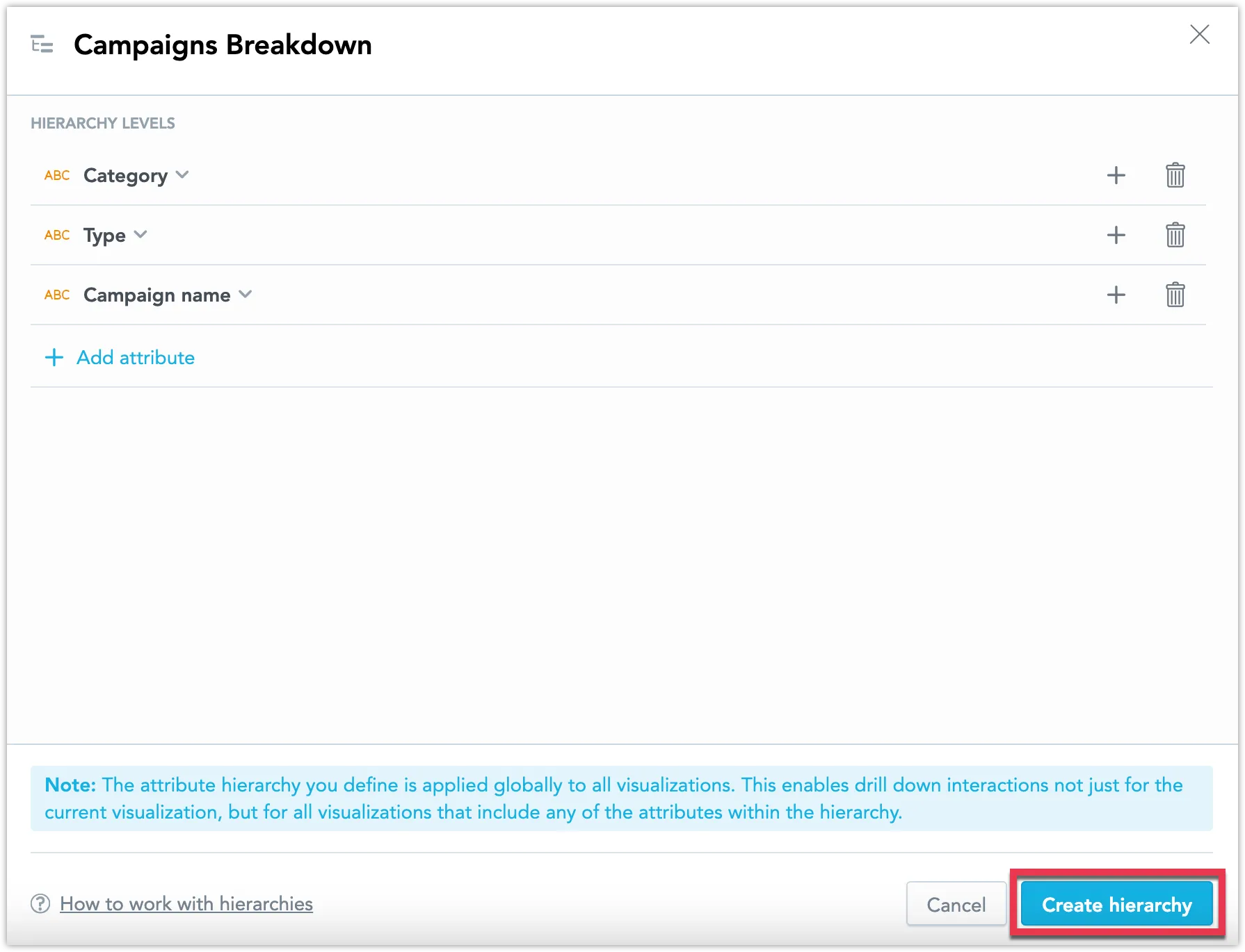 Save Attribute Hierarchy