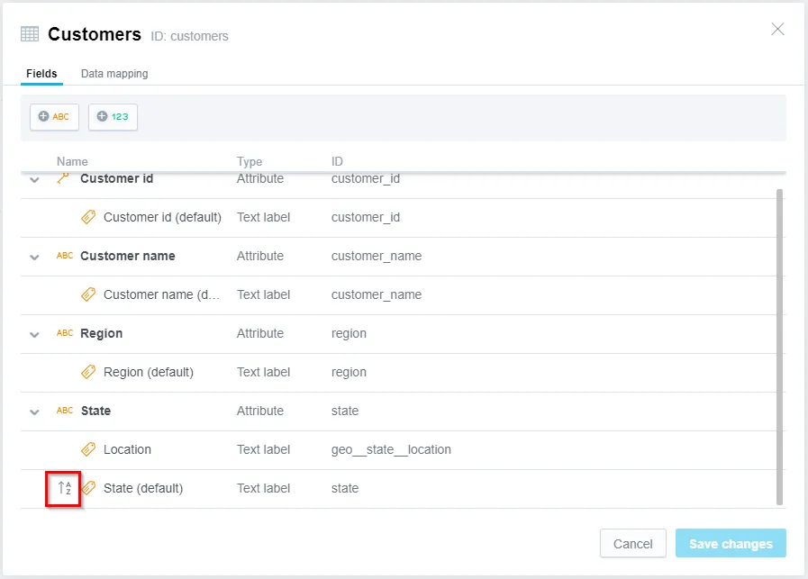 verify sorting