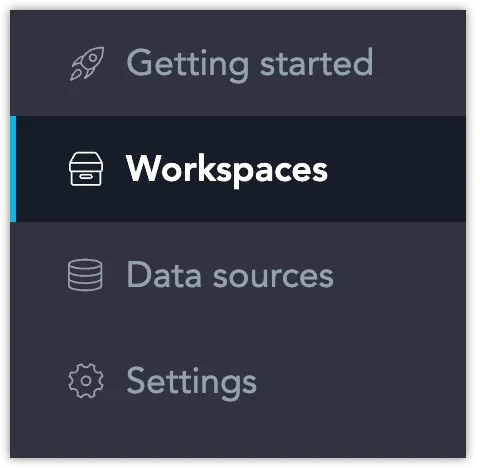 Switch to Workspaces