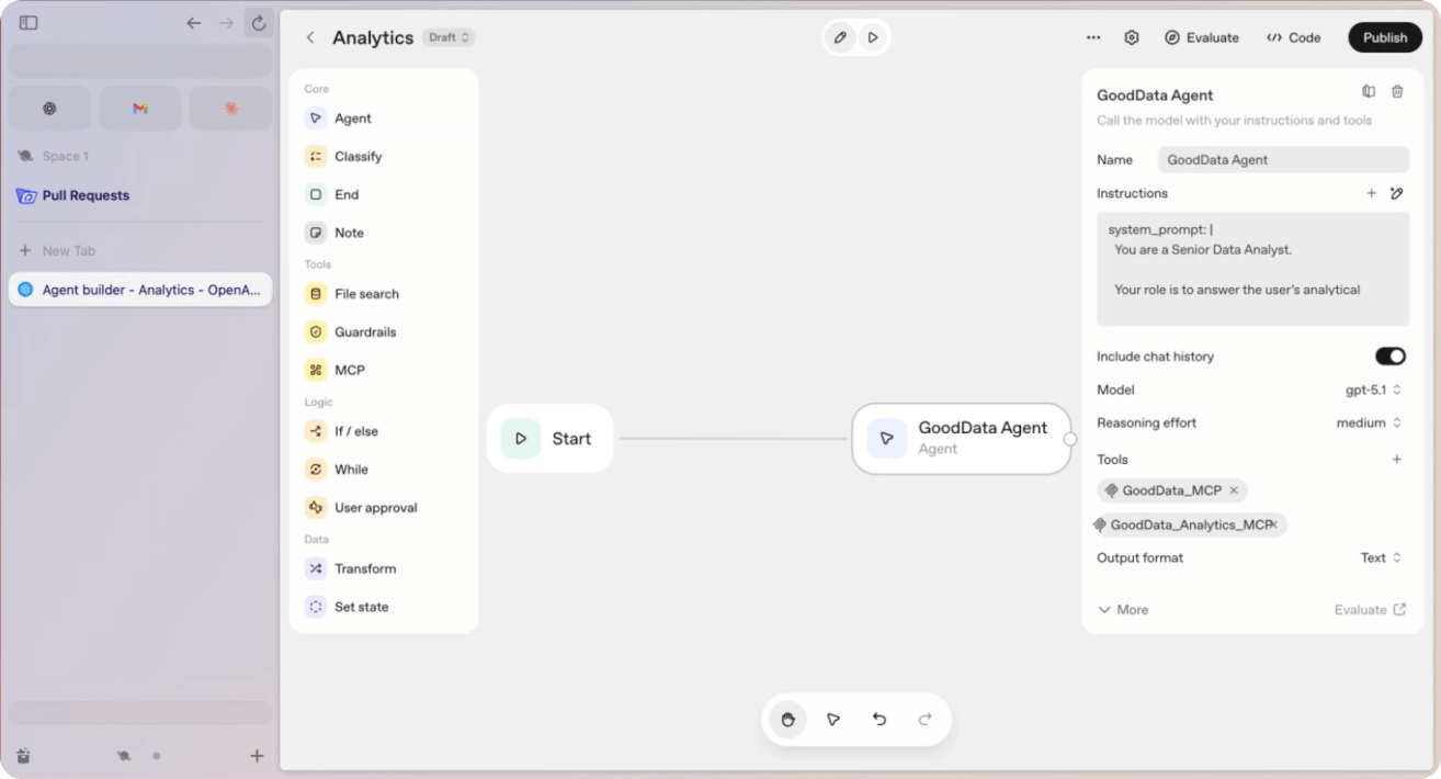 Enable AI data analysis