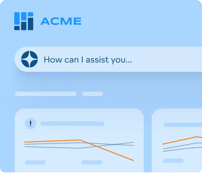 <strong>Embed</strong> AI-powered analytics for your customers.