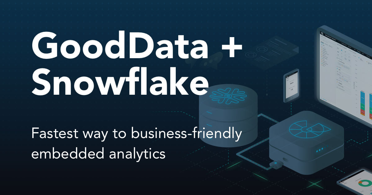 GoodData & Snowflake | Fastest Way To Business-friendly Embedded ...