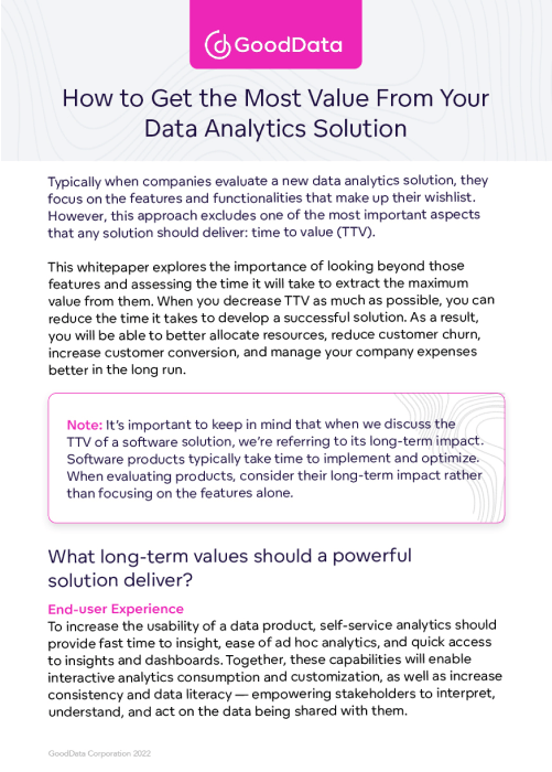 How to Get the Most Value From Your Data Analytics Solution